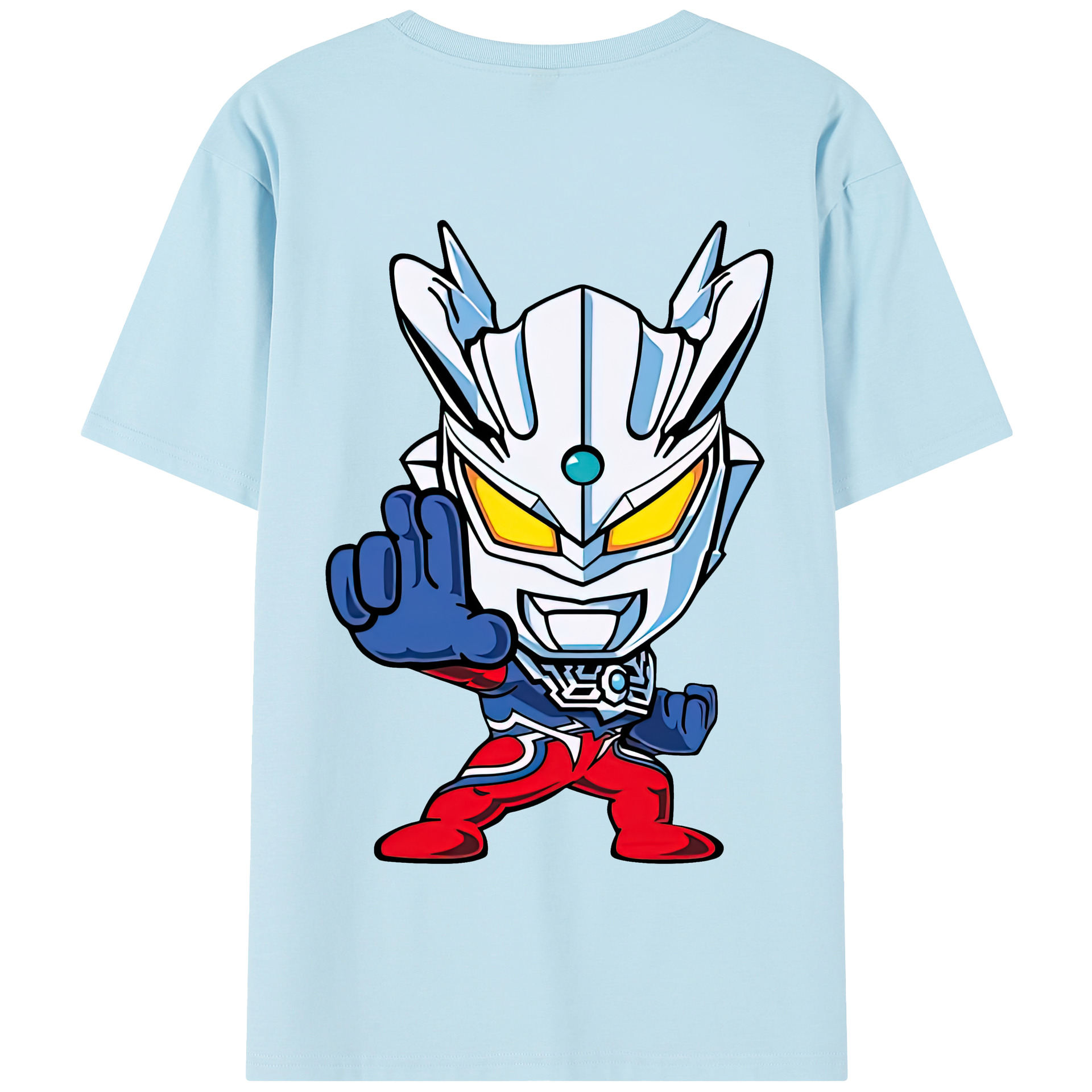 （画像用） ウルトラマン Ultraman 綿100％半袖Tシャツ（背面プリント）
